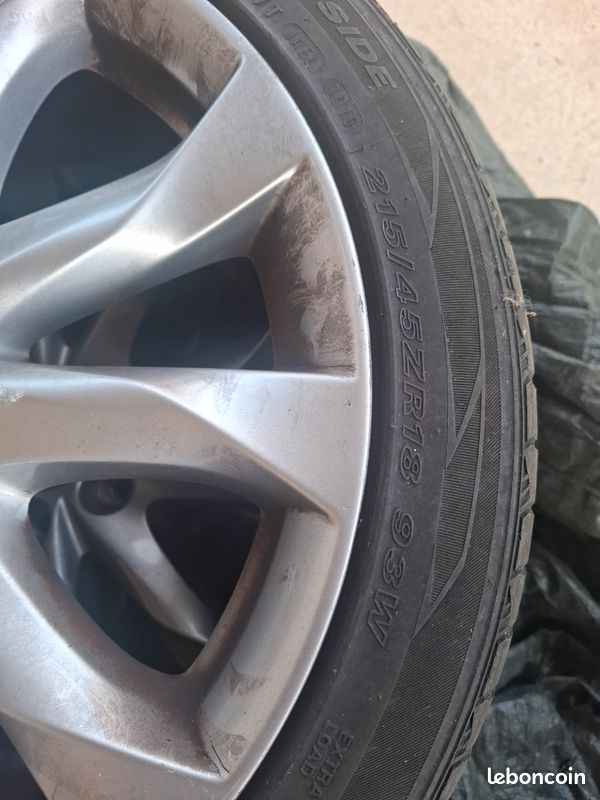 4 roues complètes Mazda 3 18 pouces (image 2)