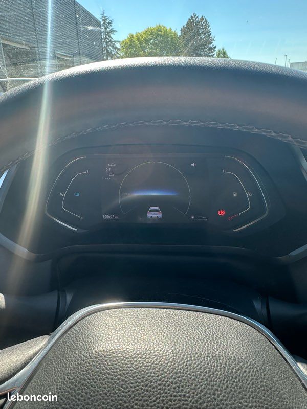 Renault Captur 1.6 e-tech 145 ch BLANC NACRÉ BOITE AUTO 08/22 CAMÉRA COCKPIT DÉMARRAGE SANS CLEF GARANTIE 12 MOIS (image 8)