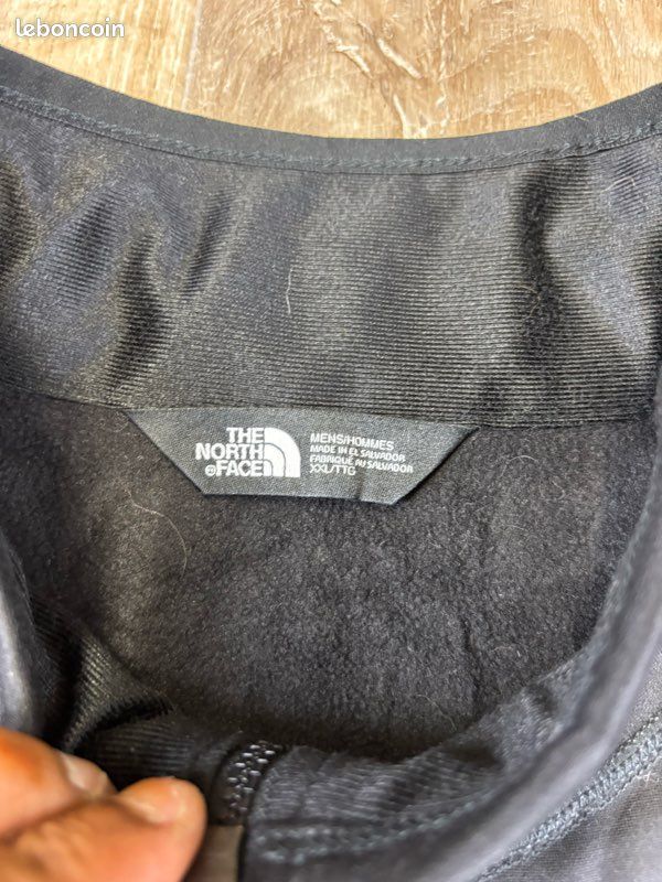 Veste Softshell Zippée The North Face Noire Logo Blanc Toyo Tires Taille XXL (image 6)