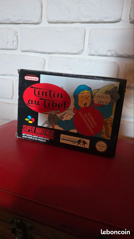 Tintin au Tibet – Super Nintendo SNES – Boîte + notices – PAL FAH (image 1)