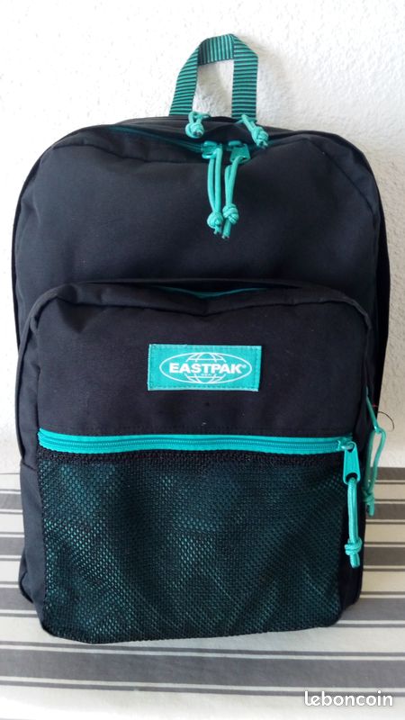 Sac à Dos Eastpak Vintage Années 70 - Vert Nylon - Randonnée Camping USA