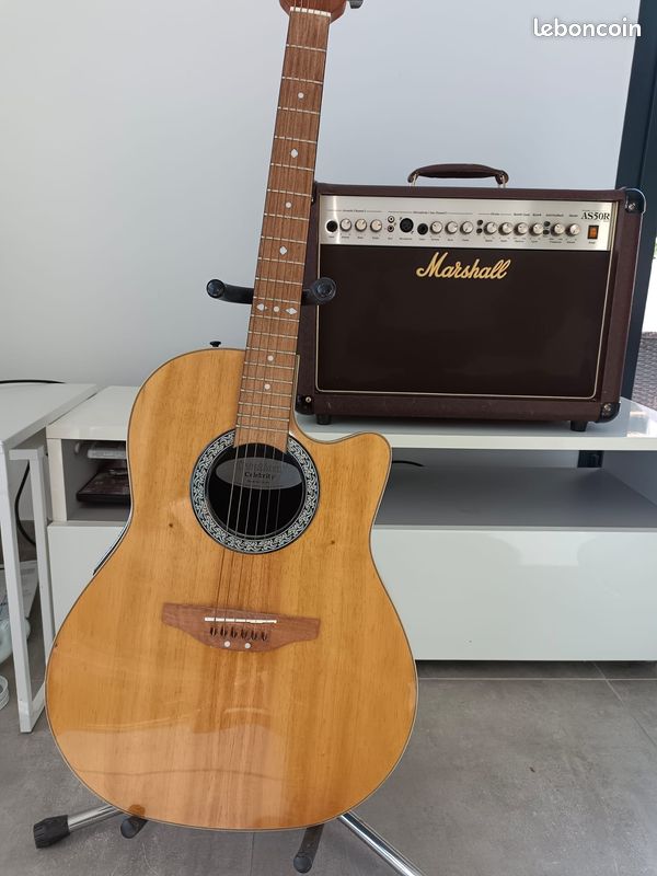 Vends Guitare Ovation CK 047 + Ampli (image 1)