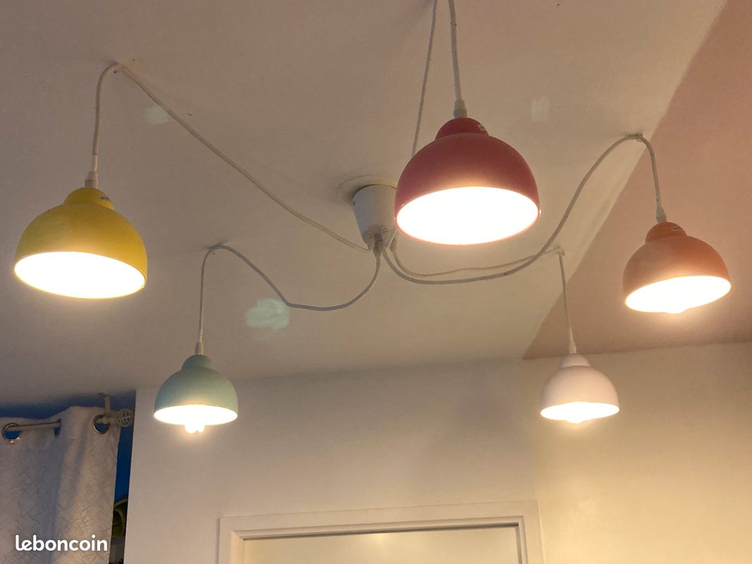 Suspension lumineuse 5 branches (image 2)