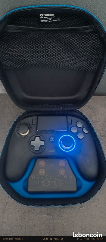Manette NACON Unlimited Pro Pour PS4/PC - Noir (Comme Neuve, Avec Fil/sans Fil)