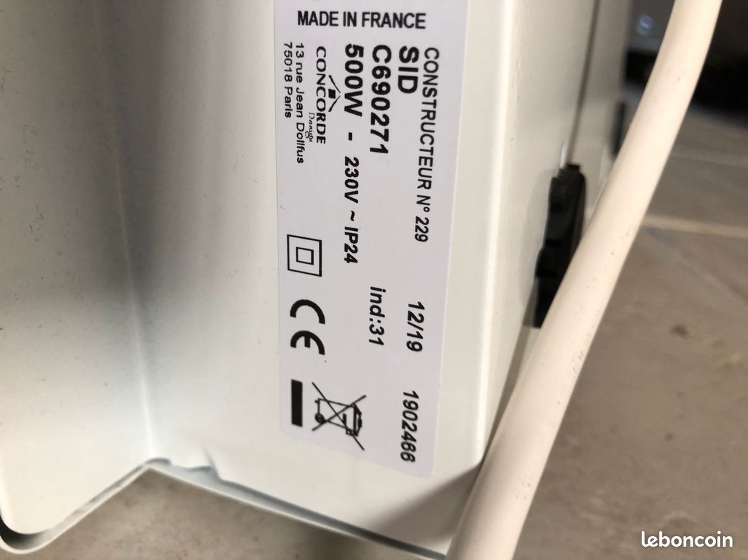 Radiateur elec neuf (image 3)
