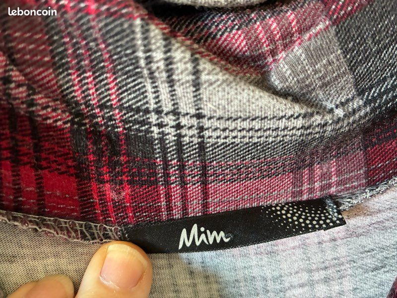 Blouse rouge Mim T1 (image 3)
