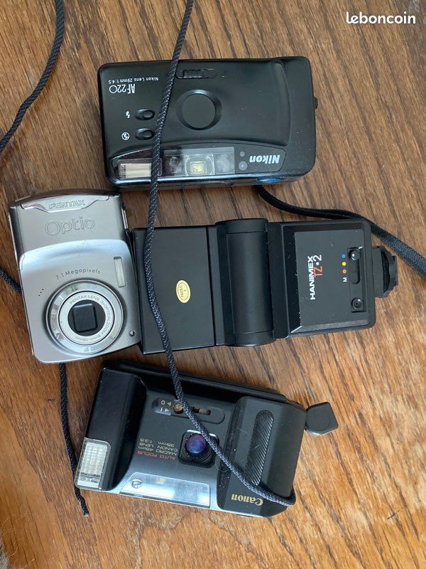 Lot Appareils Photo Canon - Argentiques Et Numériques - Plusieurs Modèles