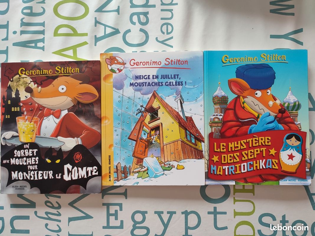 Lot 3 livres Geronimo Stilton (image 1)
