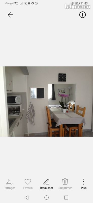 Appartement 1 pièce 18 m² · à Aix-les-Bains · 18 m² · 458 €