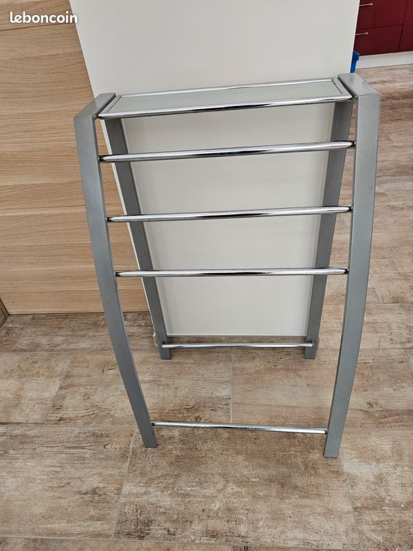 Porte serviette métal et inox (image 2)