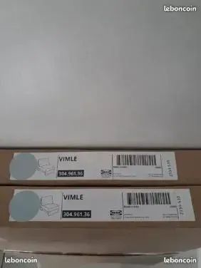 Divers Housses NEUVES VIMLE IKEA SAXEMARA pour canapé et angle. Indisponible chez IKEA. Coloris bleu vert. * Module Angle. * Module 1 place *Accoudoir large * Repose Pieds. A partir de 25 euros (image 3)