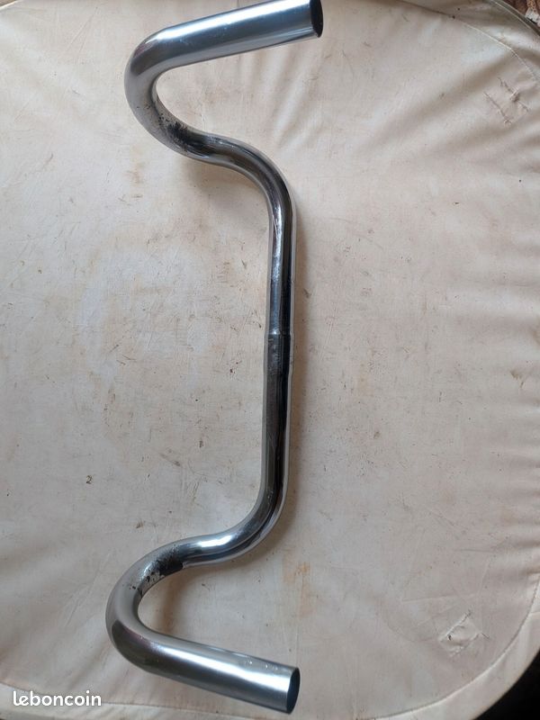 Cintre Vélo Course Acier Chromé – Vintage 37 Cm – Pour Vélo Route Ancien