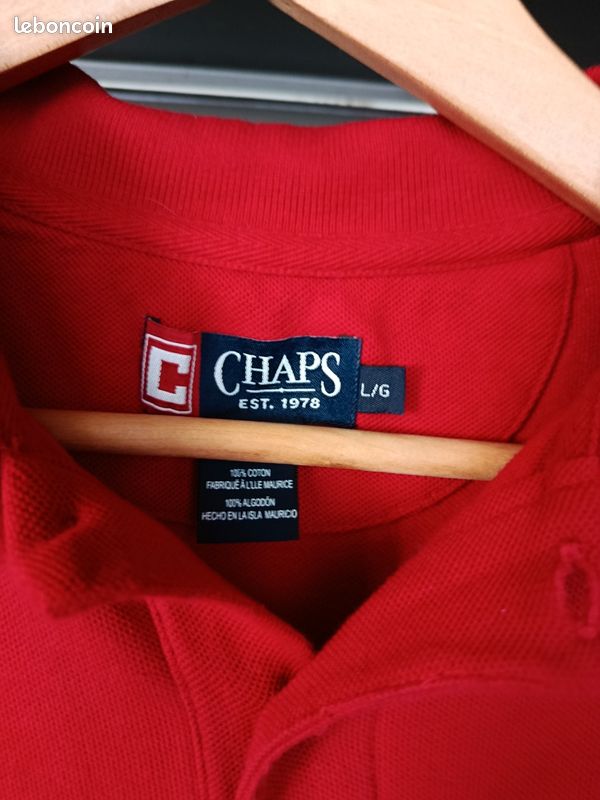 CHAPS lot de 2 polos homme (image 2)