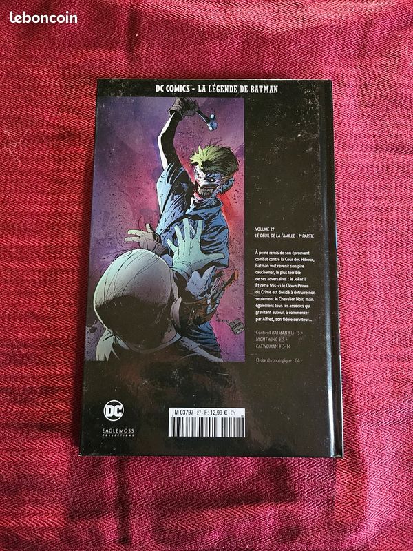 LE DEUIL DE LA FAMILLE 1ère partie - La Légende de Batman - DC Comics - Eaglemoss Collections (image 2)