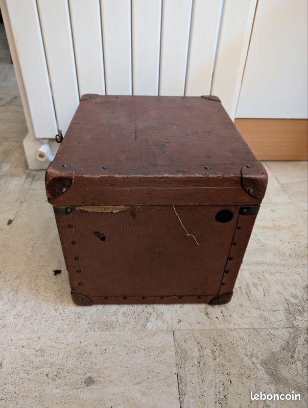 Malle à Chapeaux Ancienne Moynat – Art Nouveau – Fabriquée En France