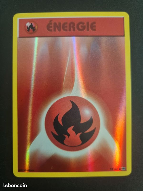 Energie feu reverse XY evolution Pokémon (image 1)