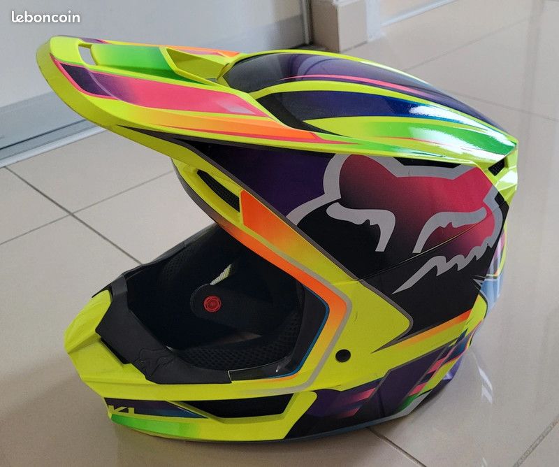 Casque Moto cross Fox V1 taille S Équipement moto