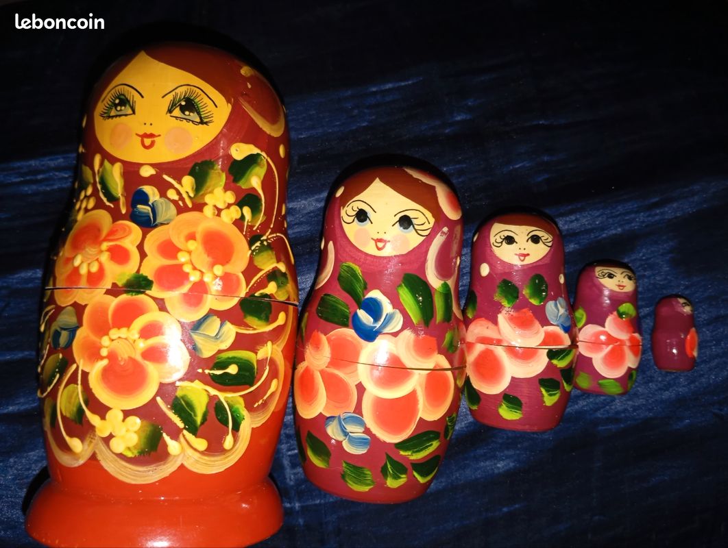 Poupée russe de collection Matriochka artisanat original