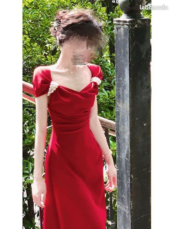 Dress Robe Elegante Rouge Robe Elegant Rouge Vêtements