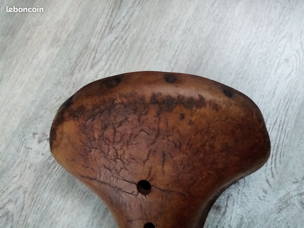 Ancienne Selle En Cuir DURFORT - Équitation Vintage - Marron