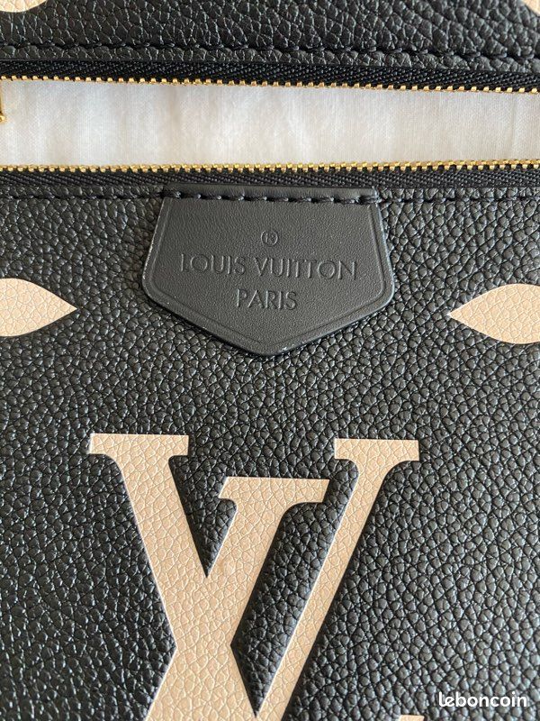 Sac bandoulière Multi Pochette Accessoires Louis Vuitton Cuir de vache Monogramme Noir (image 3)