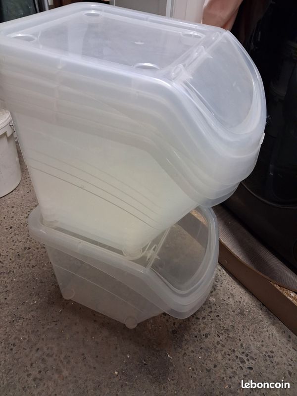 Boîtes rangement plastique (image 1)