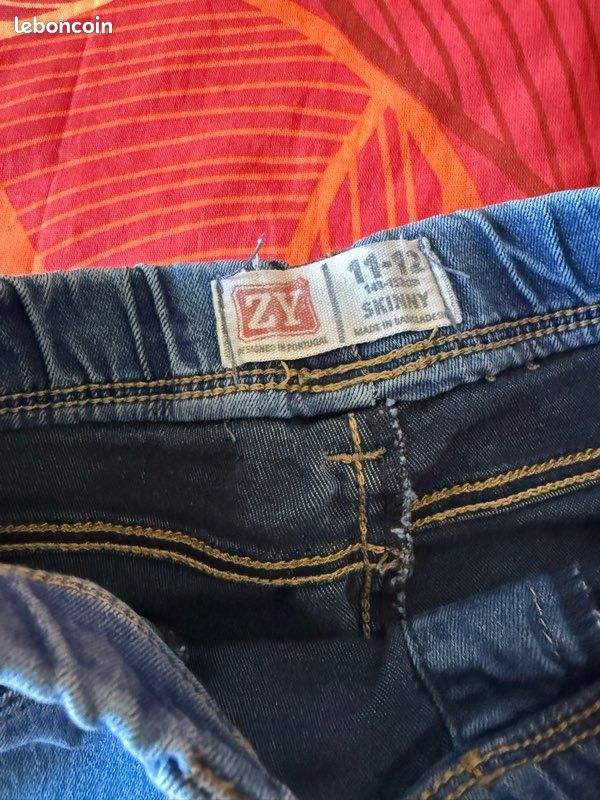 Jean skinny zippy 12 ans (image 2)