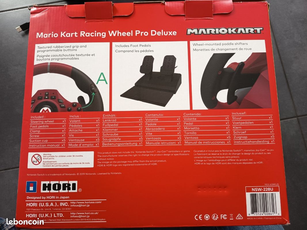 Volant Mario Kart Racing Wheel Pro Deluxe (image 3)