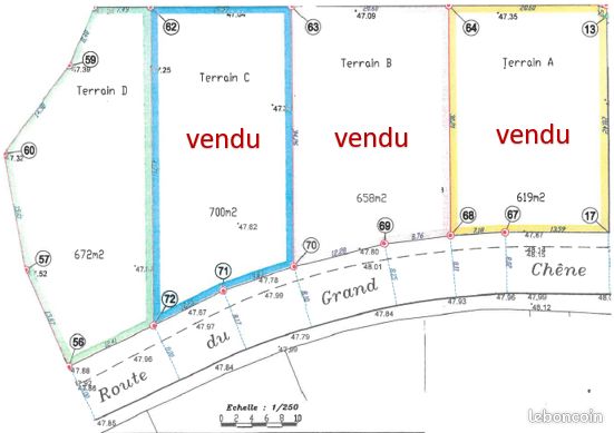 Particulier vend 1 terrain constructible, viabilisé