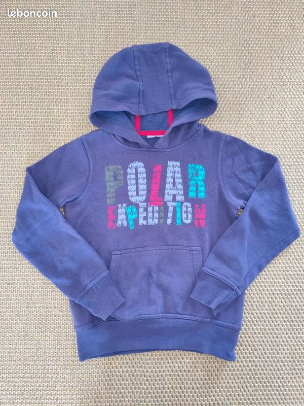 Sweat à capuche fille Pepperts , 8/10 ans , très bon état - Vêtements