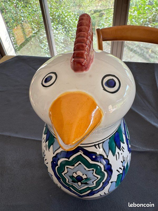 Pot à eau céramique oiseau (image 7)