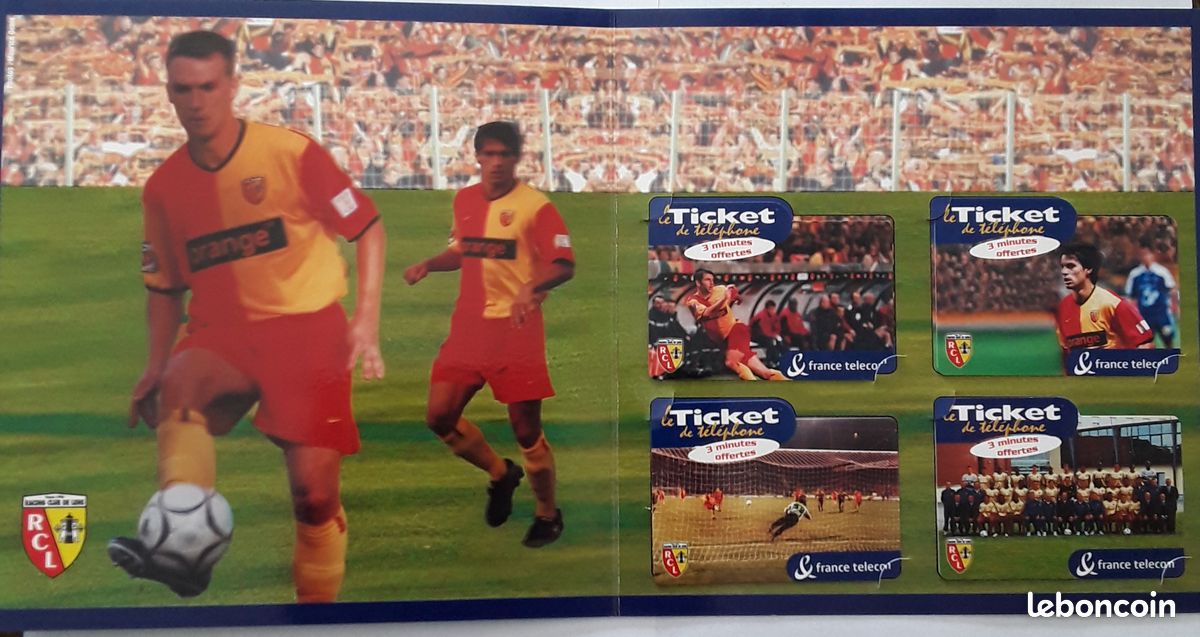 RC Lens FC Porto fanion coupe UEFA 2002 - 2003 football