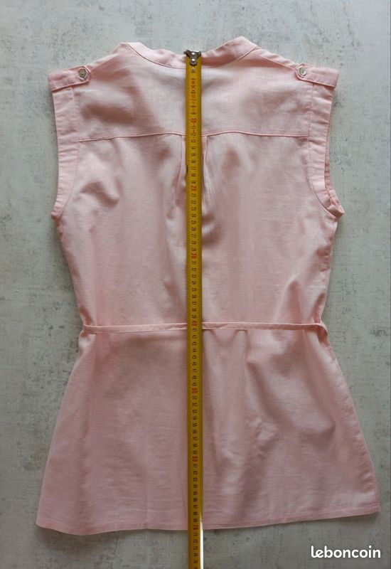 Tunique rose pâle Neuve 38 (image 6)