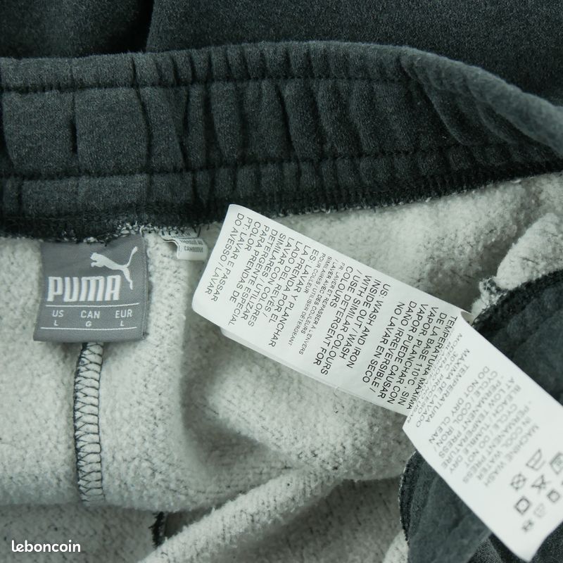 Puma Jogging Regular Fit Training Sportwear Homme Taille L Gris #QWE7449 (image 5)