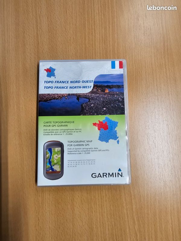 Carte topographique France nord Ouest GARMIN (image 1)