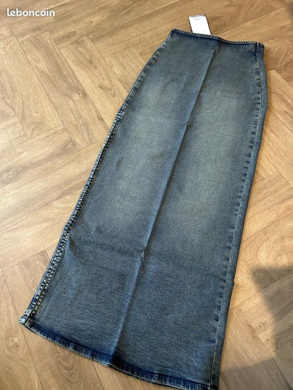 Jupe en jeans Zara (image 1)