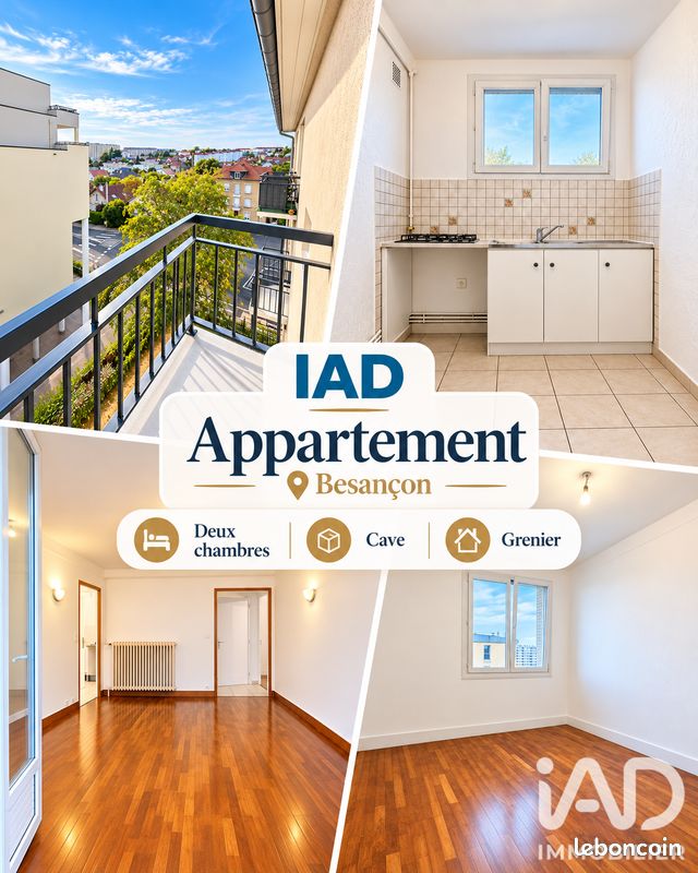 Appartement 3 pièces 53 m² · à Besançon · 53 m² · 112 500 €