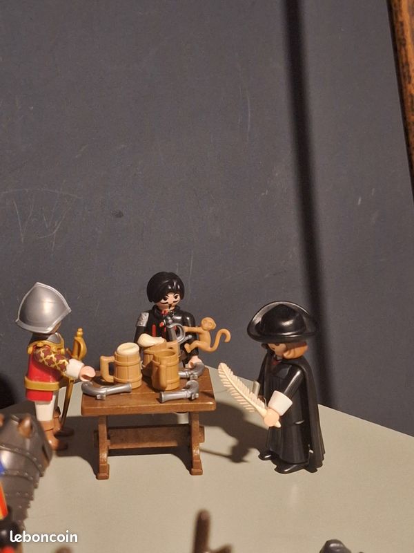 Espagnol Gentilhomme Noir Playmobil Pour Conquistador Mousquetaire Garde Custom