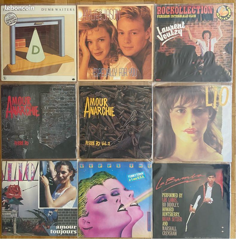 Lot de 120 albums vinyles 33 tours et maxis 45 tours (pop, rock, soul, jazz, variétés, hard rock...) 2/3 (image 3)