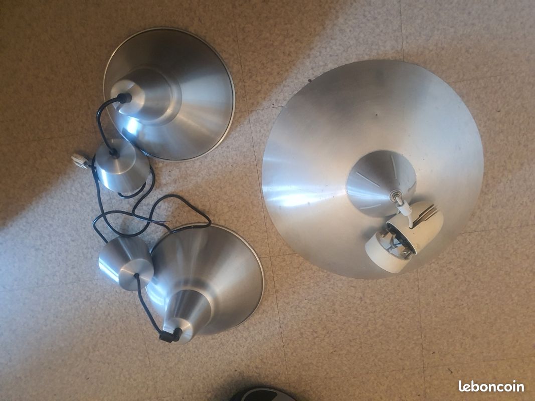 Lot de 3 Suspensions dont 2 IKEA modèle foto type : T0703 lampes lustres (image 10)