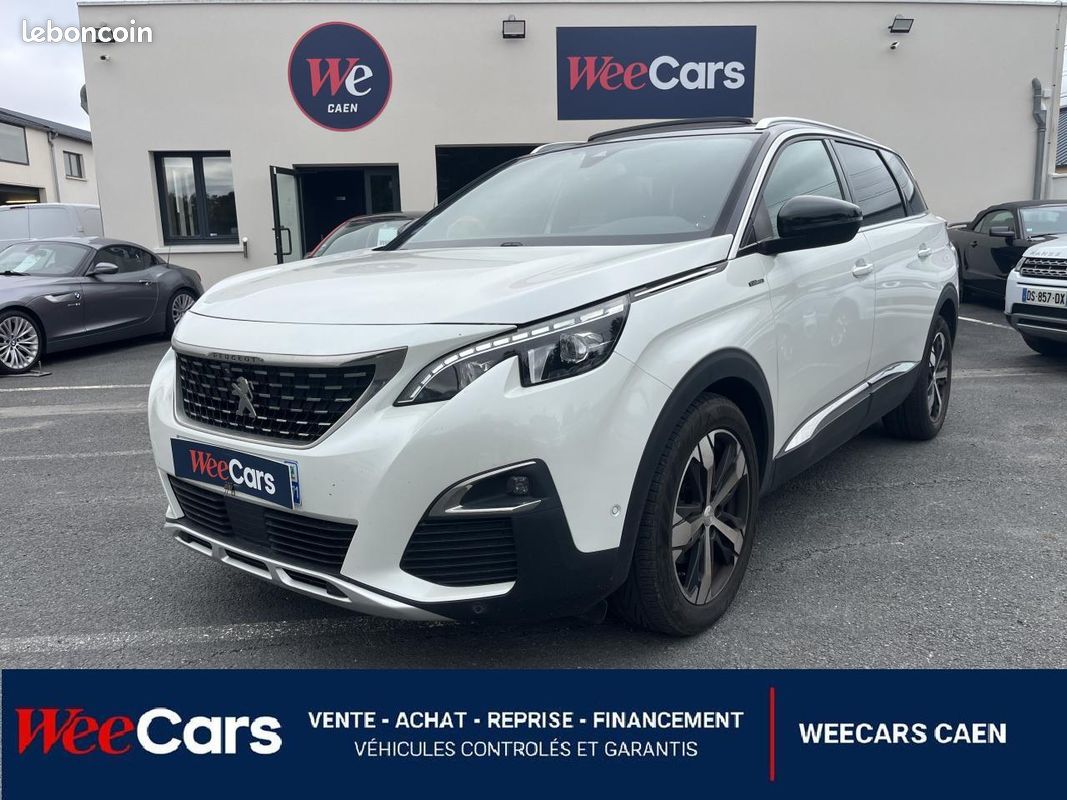 PEUGEOT 5008 1.6 PureTech 180ch S&S GT Line EAT8 - Suivi Peugeot/Sièges cuir électriques/T.O (image 1)