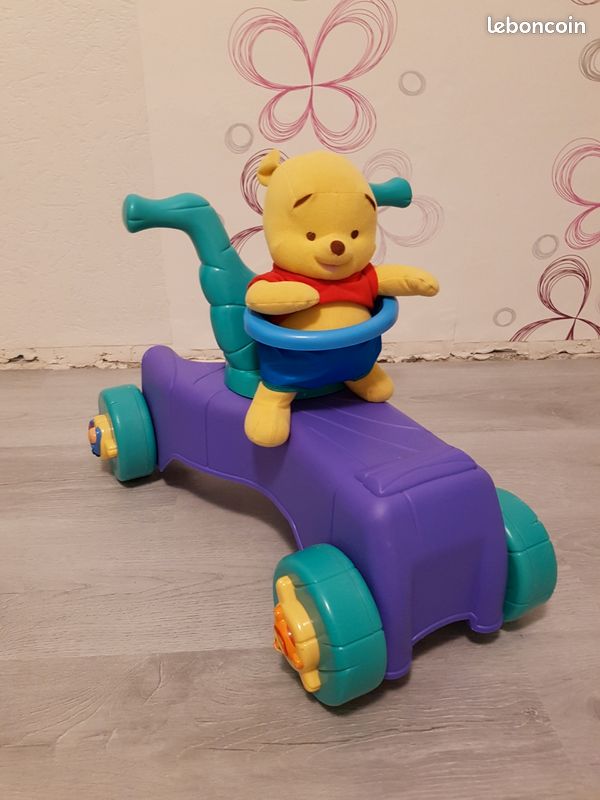 Trotteur porteur bébé 2en1 Winnie L'Ourson parlant comme neuf