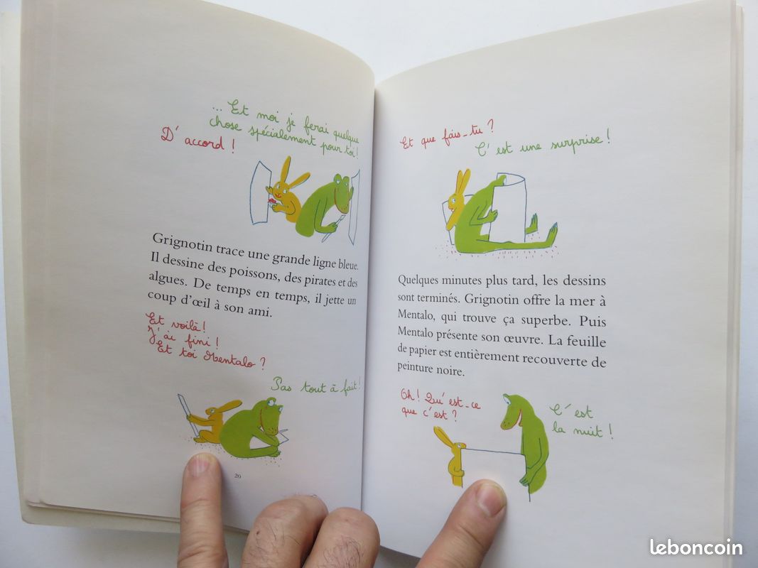 Album jeunesse 6-9 ans : Grignotin et Mentalo. (L'école des loisirs) (image 8)