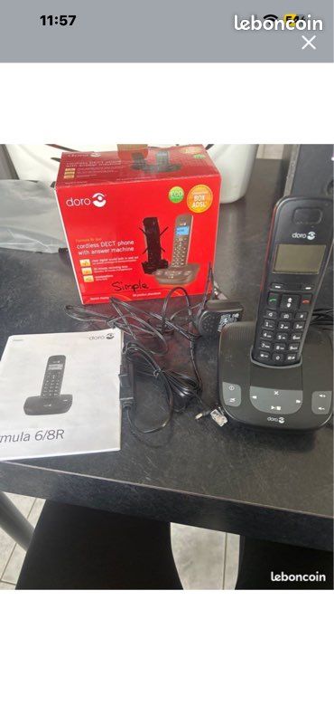 Téléphone simple avec répondeur (image 1)