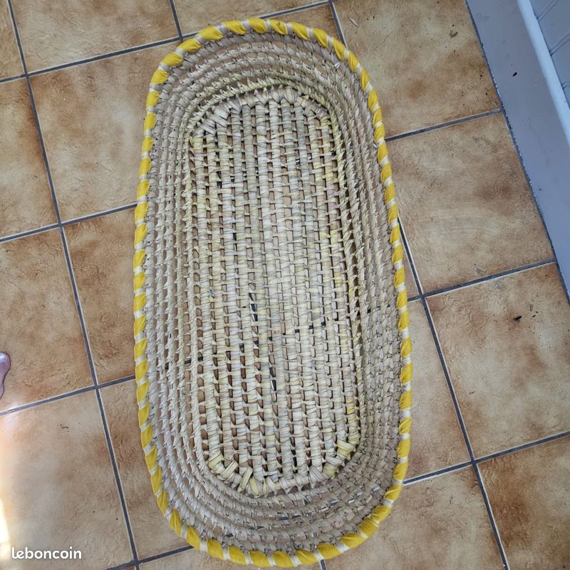 Panière à langer en osier avec matelas (image 2)