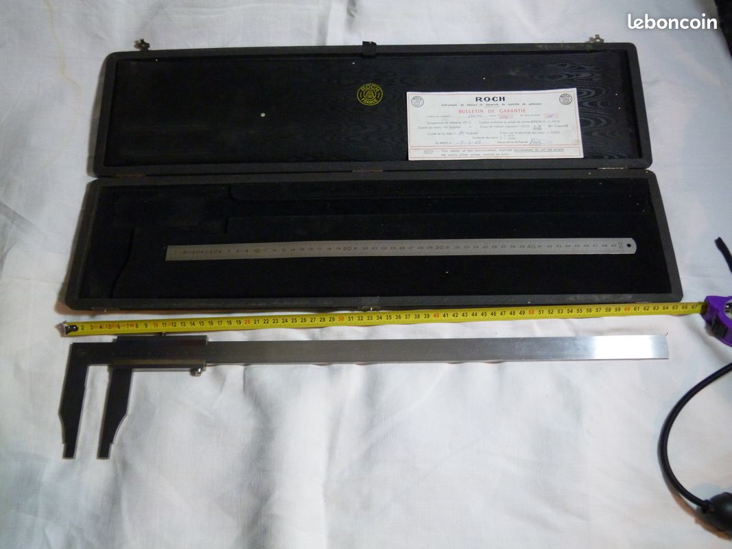 Rare Pied à Coulisse de Précision ROCH France (1963) – 500mm – État Exceptionnel (image 10)