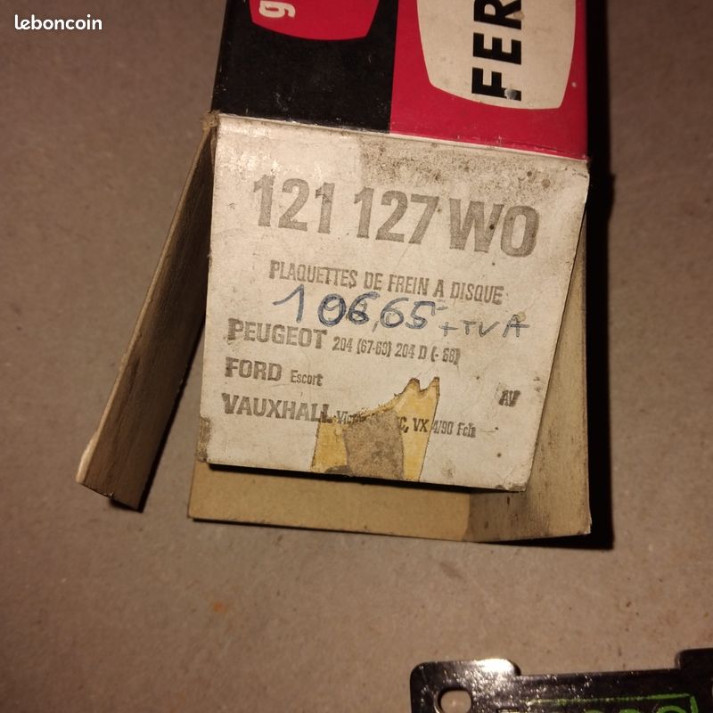 Plaquettes de freins peugeot 204 (image 2)