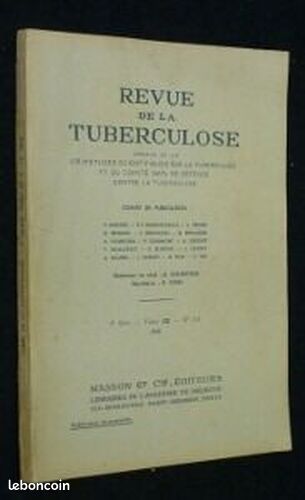 [Livre] Revue de la Tuberculose N°10,11 - Tome 19, Novembre 1955 - Bon état (image 1)