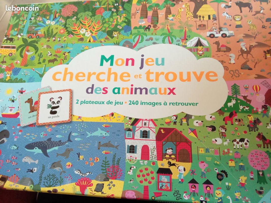 Cherche et trouve les animaux avec cartes (image 1)