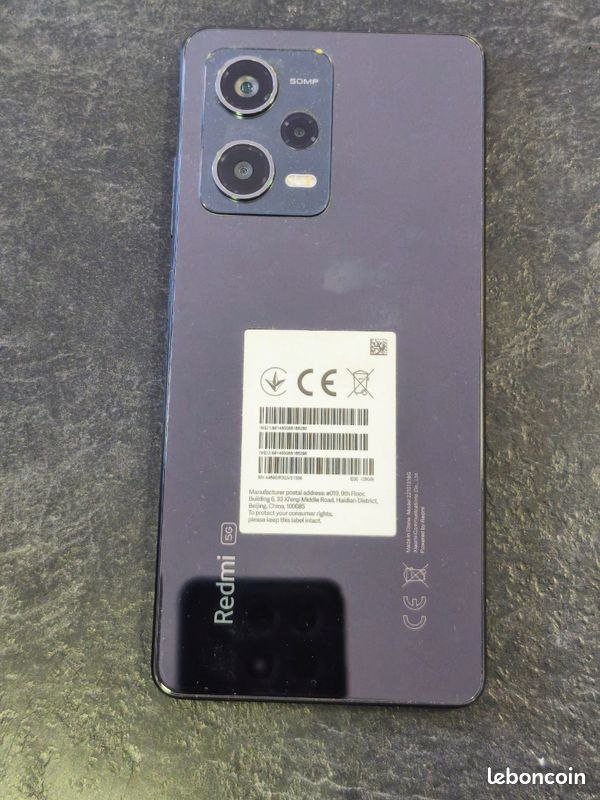Xiaomi Redmi Note 12 Pro 5g Noir 128 Go (image 2)